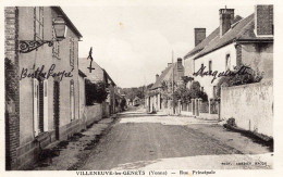 89 :  Villeneuve Les Genets : Rue Principale   ///  Ref. Mai 24 ///  N° 29.707 - Sonstige & Ohne Zuordnung