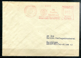 ALLEMAGNE - HEILBRONN - 3.11.43 - Empreinte Machine Francotyp F -  " Die Deutsche Arbeitsfront" - Maschinenstempel (EMA)