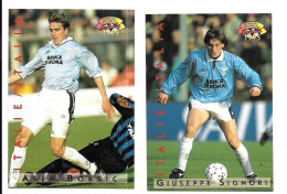 BL08 - CARTOLINE PANINI 1995 - S.S. LAZIO - ALEN BOKSIC - GIUSEPPE SIGNORI - Tarjetas