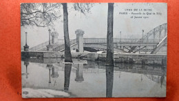CPA (75) Crue De La Seine.1910. Paris. Passerelle Du Quai De Billy. Neige. (7A.724) - Überschwemmung 1910