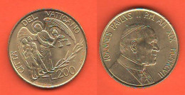 Vatican City Vaticano 200 Lire 1997 Brass Coin Pope Wojtyla  C 3 - Vatican