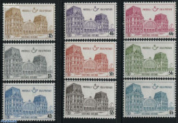 Belgium 1971 Railway Parcel Stamps 9v, Mint NH, Transport - Railways - Ungebraucht