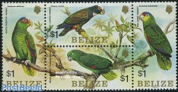 Belize/British Honduras 1984 Parrots 4v [:-:], Mint NH, Nature - Birds - Parrots - Britisch-Honduras (...-1970)