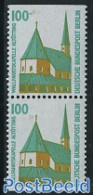 Germany, Berlin 1989 Definitive, Booklet Pair, Mint NH, Religion - Churches, Temples, Mosques, Synagogues - Unused Stamps