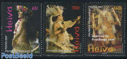 French Polynesia 2007 Heiva 2007 3v, Mint NH, Various - Folklore - Unused Stamps