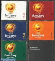 Portugal 2003 E.C. Football 5v, Mint NH, Sport - Football - Unused Stamps