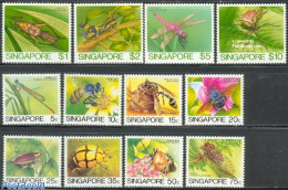 Singapore 1985 Insects 12v, Mint NH, Nature - Insects - Autres & Non Classés