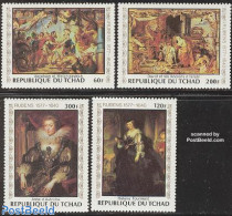 Chad 1978 Rubens Paintings 4v, Mint NH, Art - Paintings - Rubens - Altri & Non Classificati
