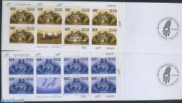 Belarus 2004 Europa 2 Booklets, Mint NH, History - Nature - Various - Europa (cept) - Fish - Fishing - Mushrooms - Sta.. - Fische