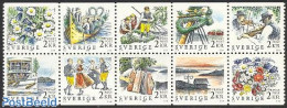 Sweden 1988 Midsummer Festival 10v [++++], Mint NH, Transport - Various - Ships And Boats - Costumes - Folklore - Ongebruikt