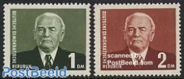 Germany, DDR 1958 Definitives 2v, Mint NH - Nuovi