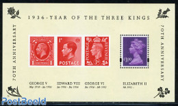 Great Britain 2006 1936 Year Of The Three Kings S/s, Mint NH, History - Kings & Queens (Royalty) - Stamps On Stamps - Neufs