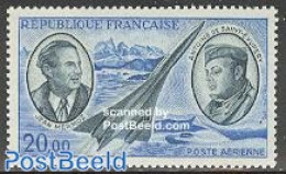 France 1970 Concorde 1v, Mint NH, Transport - Concorde - Aircraft & Aviation - Art - De Saint-Exupery - Ungebraucht