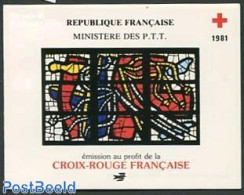 France 1981 Red Cross Booklet, Mint NH, Health - Red Cross - Stamp Booklets - Art - Stained Glass And Windows - Unused Stamps