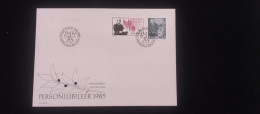 C) 1985. SWEDEN. FDC. JUBILEE OF PEOPLE. DOUBLE STAMP. XF - Other & Unclassified