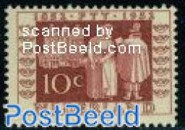 Netherlands 1952 10c Post In 1852, Stamp Out Of Set, Unused (hinged) - Ongebruikt