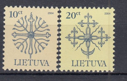 LITHUANIA 2004 Definitive Stamps MNH(**) Mi 717 CIV- 718 CIV #Lt999 - Lituania