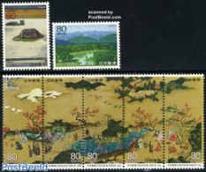Japan 1994 1200 Years Kyoto 7v (2v+[::::]), Mint NH - Ungebraucht