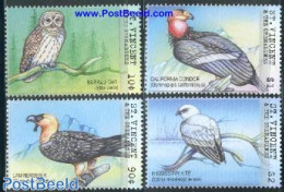 Saint Vincent 2001 Birds Of Prey 4v, Mint NH, Nature - Birds - Birds Of Prey - Owls - St.Vincent (1979-...)