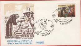 ITALIA - ITALIE - ITALY - 1979 - Pro Hanseniani - FDC Roma - FDC