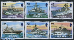 Jersey 2008 Visiting Naval Vessels 6v, Mint NH, Transport - Ships And Boats - Bateaux