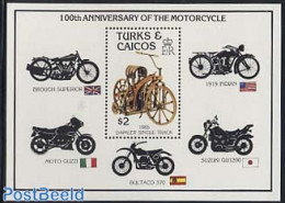 Turks And Caicos Islands 1985 Motor Cycles S/s, Mint NH, Transport - Motorcycles - Motos