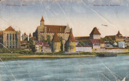 AK Marienburg - Westpreussen - Schloss Von Der Nogatseite - Feldpost Mas. Tr. Ers. Abt. 20 - 1917 (69372) - Westpreussen