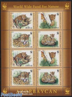 Azerbaijan 2005 WWF 2x4v [+] M/s, Mint NH, Nature - Animals (others & Mixed) - Cat Family - World Wildlife Fund (WWF) - Andere & Zonder Classificatie