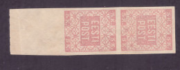 1918 Estonian Flower Design 5K, Pair Of Proofs G1, MNH, Expertized - Estonia