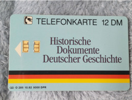 GERMANY-1146 - O 0285 - Historische Zeitdokumente - Briefmarke Deutsches Reich - Stamp - 5.000ex. - O-Series : Séries Client