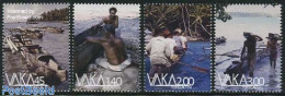 Tokelau Islands 2014 Vaka 4v, Mint NH, Transport - Ships And Boats - Ships