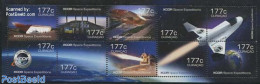 Curaçao 2014 XCOR Space Expeditions From Curacao 8v M/s, Mint NH, Transport - Various - Space Exploration - Globes - .. - Géographie