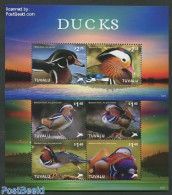 Tuvalu 2014 Ducks 2 S/s, Mint NH, Nature - Birds - Ducks - Altri & Non Classificati