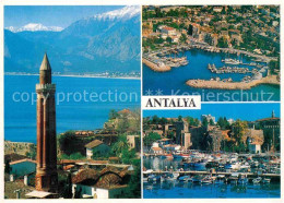 72859305 Antalya Minarett Fliegeraufnahme Bootshafen Antalya - Turchia