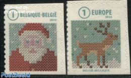 Belgium 2016 Christmas 2v S-a, Mint NH, Religion - Christmas - Ungebraucht