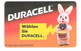 Germany - K 184 12/90 - Duracell Batterie Rabbit Hase Toy - K-Reeksen : Reeks Klanten