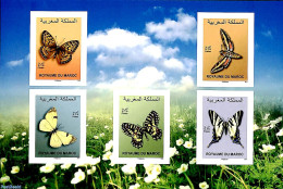 Morocco 2019 Butterflies 5v S-a S/s, Mint NH, Nature - Butterflies - Andere & Zonder Classificatie