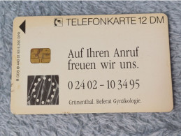 GERMANY-1148 - O 0440 - Grünenthal. Referat Gynäkologie - 5.200ex. - O-Series : Customers Sets