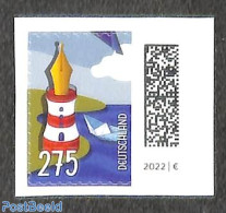 Germany, Federal Republic 2022 Leuchtfederstift 1v S-a, Mint NH, Various - Lighthouses & Safety At Sea - Unused Stamps