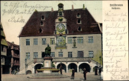 CPA Heilbronn Am Neckar, Rathaus, Astronomische Uhr, Denkmal - Autres & Non Classés