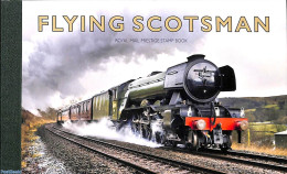 Great Britain 2023 Flying Scotsman Prestige Booklet, Mint NH, Transport - Stamp Booklets - Railways - Nuevos