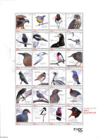 Dutch Caribbean 2023 Birds, St Eustatius M/s, Personal Stamps, Mint NH, Nature - Birds - Autres & Non Classés