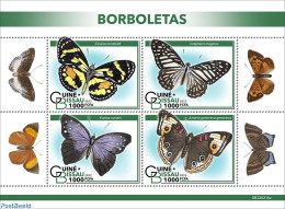 Guinea Bissau 2022 Butterflies, Mint NH, Nature - Butterflies - Guinea-Bissau