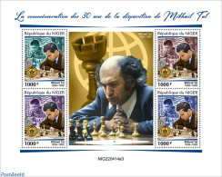 Niger 2022 30th Memorial Anniversary Of Mikhail Tal, Mint NH, Sport - Chess - Ajedrez