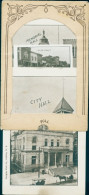 Leporello CPA New York City USA, Rathaus, Straßenbrücke, River Street - Altri & Non Classificati