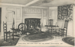 PC33902 Living Room. John Alden House Built 1653. Duxbury. Massachusetts. Americ - Monde