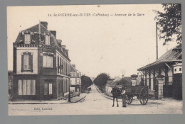 CP - 14 - Saint-Pierre-sur-Dives - Avenue De La Gare - Otros & Sin Clasificación