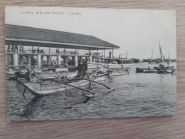 SRI LANKA CEYLAN  CEYLON  Landing Jetty And Harbour, COLOMBO - Sri Lanka (Ceilán)