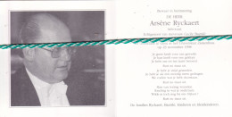 Arsène Ryckaert-Baetslé, Boekhoute 1932, Gent 1998. Adovocaat. Foto - Décès