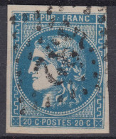TIMBRE FRANCE BORDEAUX N° 46B OBLITERATION GC 532 - MARGES INTACTES - 1870 Bordeaux Printing